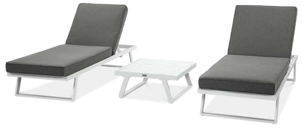 Dārza komplekts Midwi balts - N1 Home