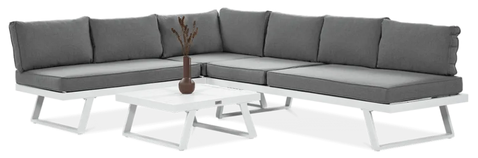 Dārza komplekts Midwi balts - N1 Home