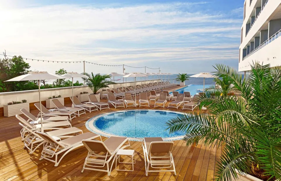 Zvilnis Naro Atlano 204/70/35 cm blanko/celeste - N1 Home