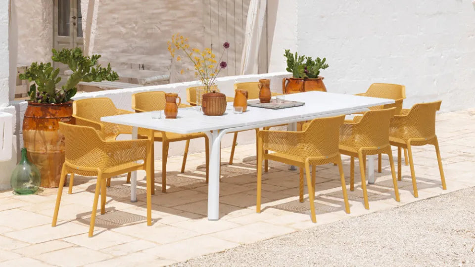 Krēsls Naro Nets 60/80/58 cm blanko - N1 Home