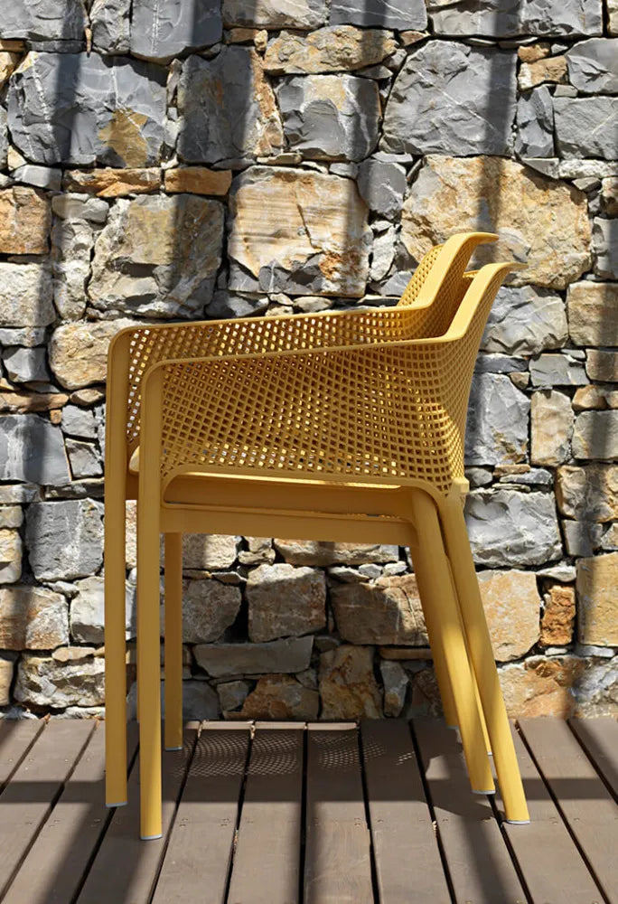 Krēsls Naro Nets 60/80/58 cm korallo - N1 Home