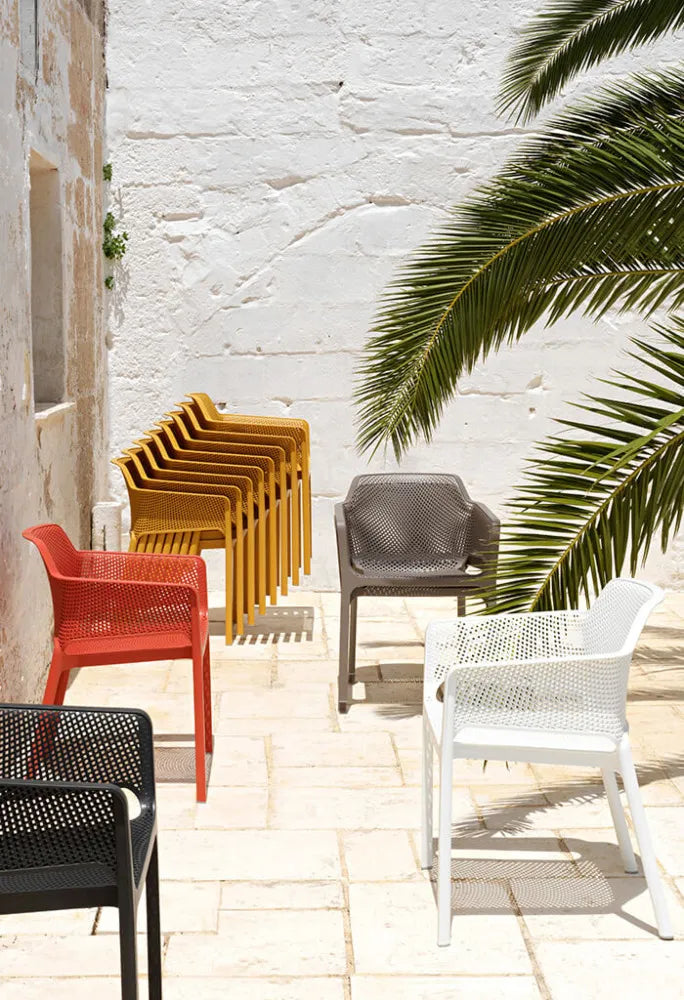 Krēsls Naro Nets 60/80/58 cm blanko - N1 Home