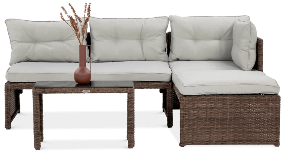 Dārza komplekts Canva brūns - N1 Home