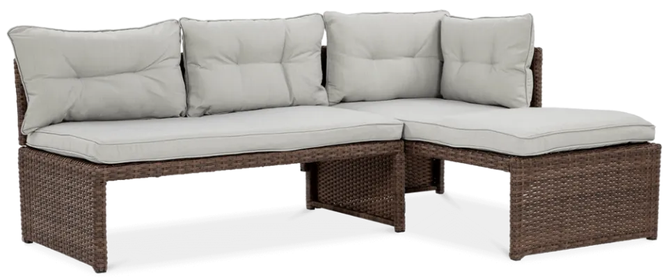 Dārza komplekts Canva brūns - N1 Home