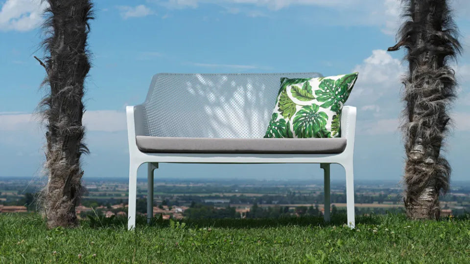 Soliņš - balkona dīvāns Narvi Beni 116/86/70 cm korallo - N1 Home