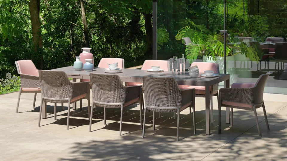 Galds Naro Ri 210/100/76 cm antracīts - N1 Home