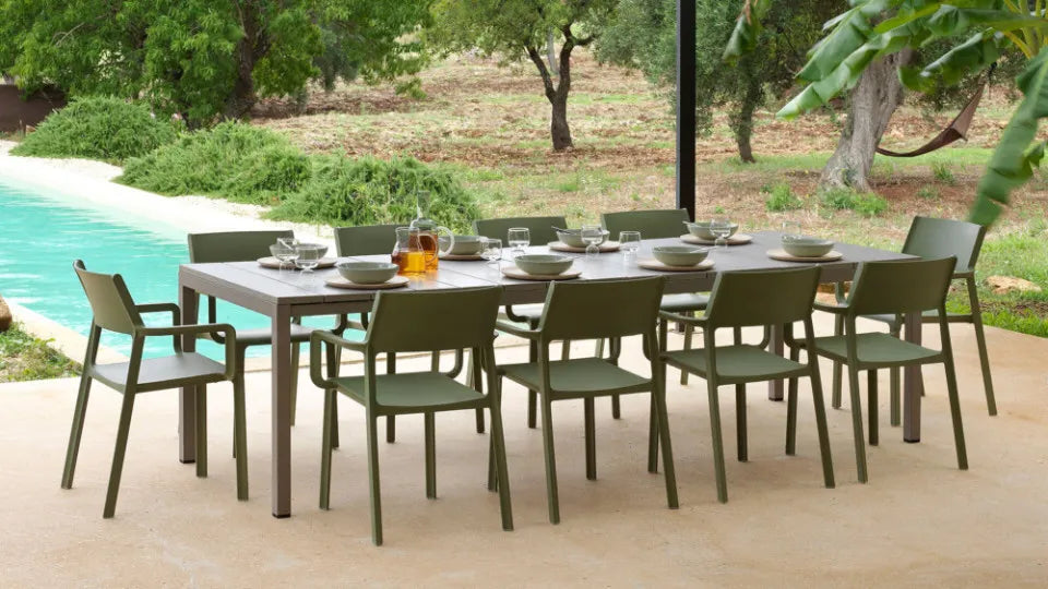 Galds Naro Ri 210/100/76 cm tortora - N1 Home