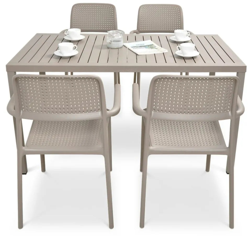 Dārza komplekts Narvi Bori 140/4+1 tortora - N1 Home