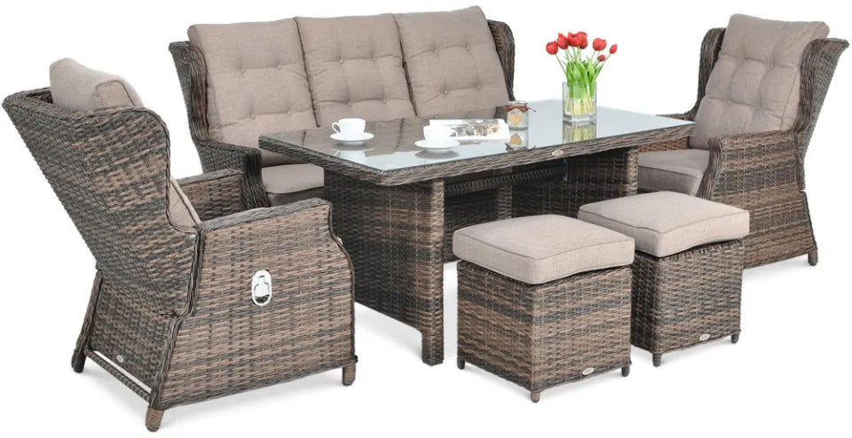 Dārza komplekts Balti Dins brūns - N1 Home