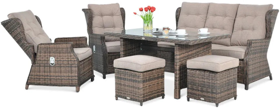 Dārza komplekts Balti Dins brūns - N1 Home