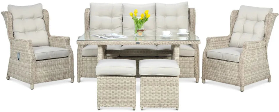 Dārza komplekts Balti Dins bēšs - N1 Home