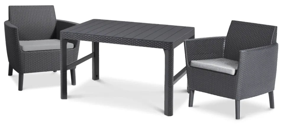 Balkona komplekts Sali Duo grafīts - N1 Home