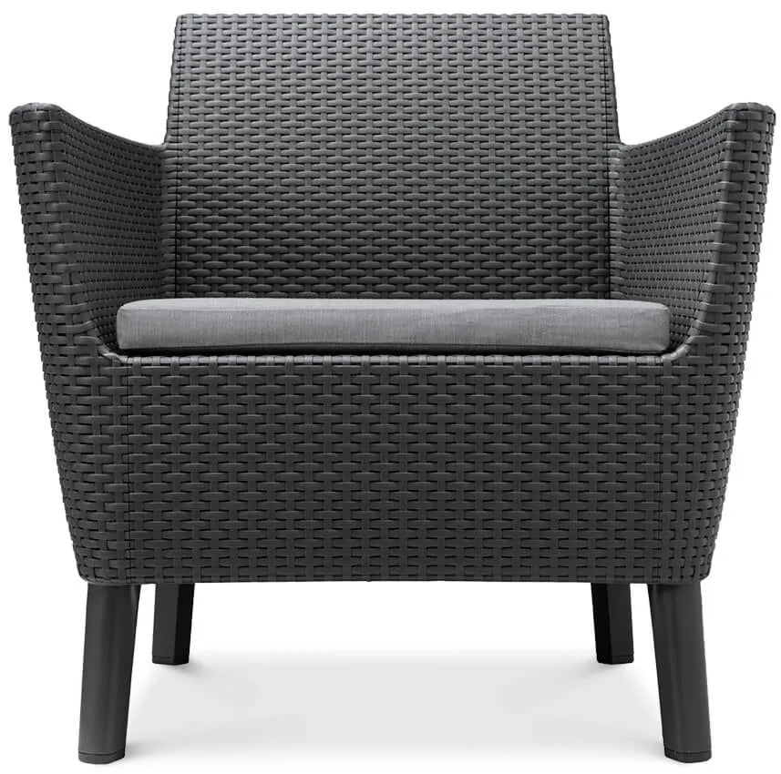 Balkona komplekts Sali Duo grafīts - N1 Home