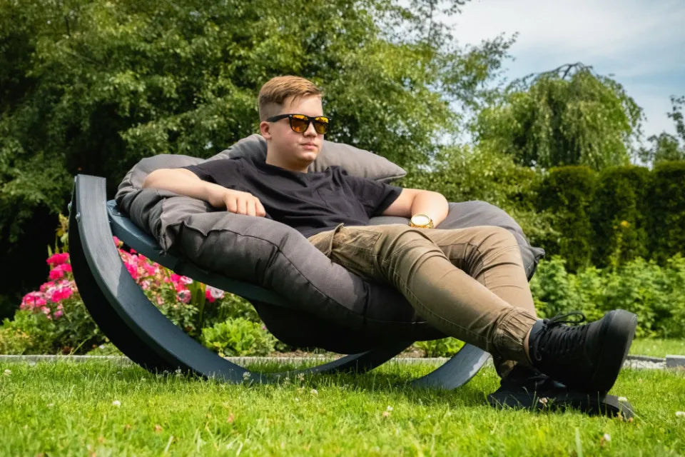 Koka dārza krēsls Tigo Gzilli grafīts - N1 Home