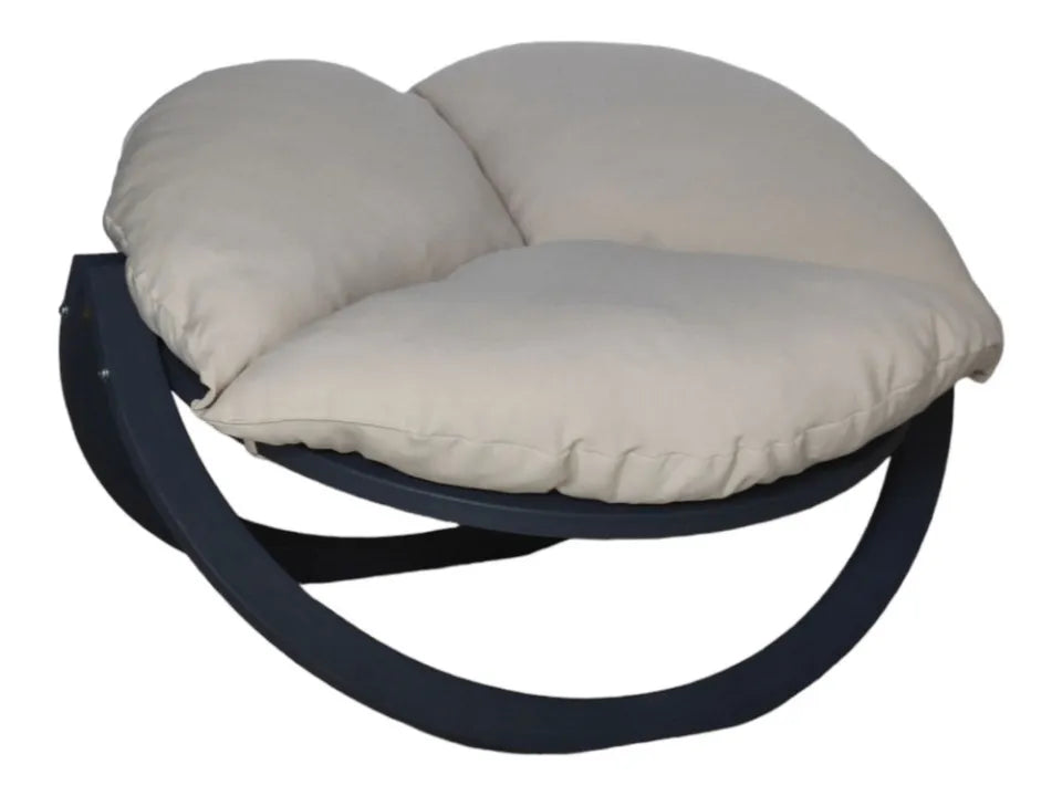 Koka dārza krēsls Tigo Gzilli krēms/melns - N1 Home