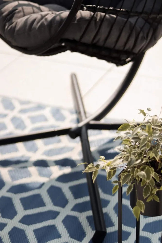 Kokona piekaramais krēsls Harmo  84/187/66 cm melns - N1 Home