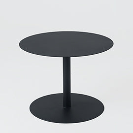 Kafijas galdiņš OSCAR METAL 60 - melns - N1 Home