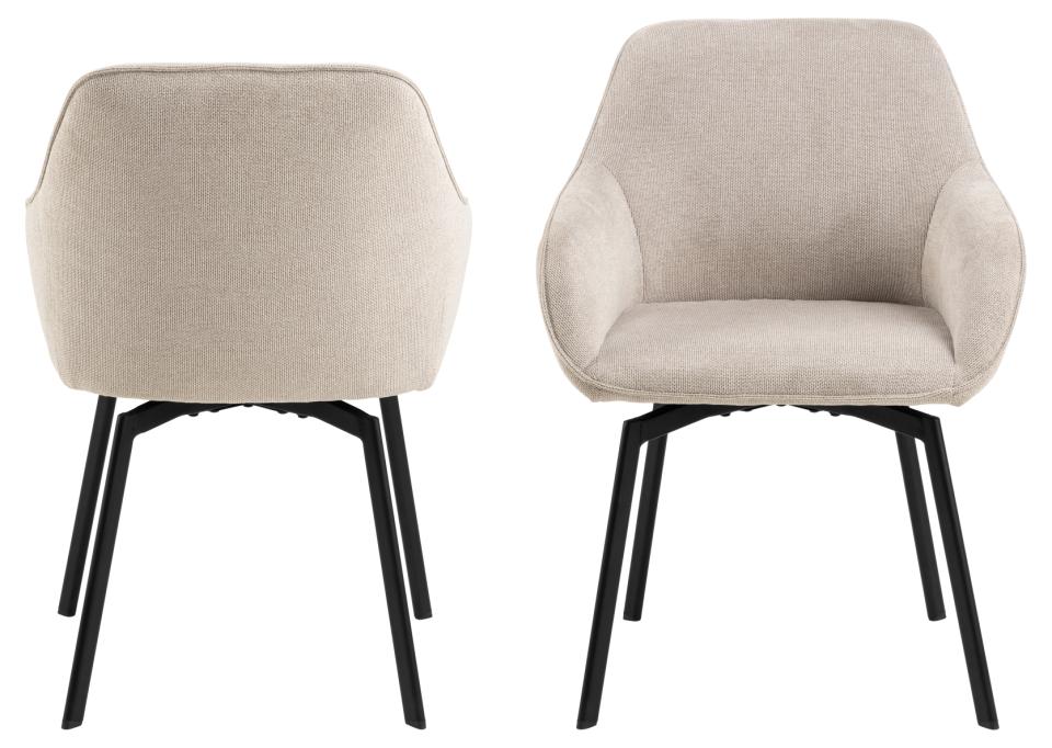 Krēsls Clars 58/55/83 cm bēšs - N1 Home