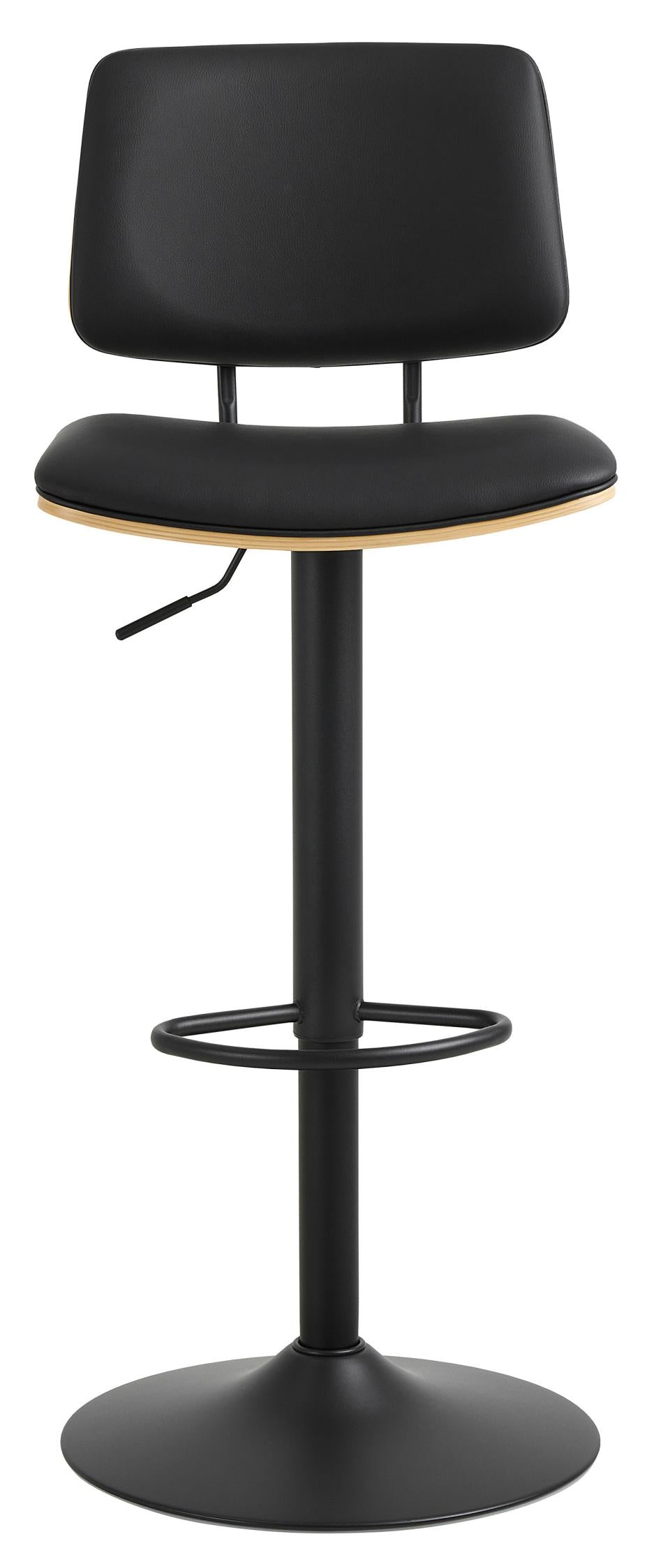 Bāra krēsls Ows 45/50/92 cm melns - N1 Home