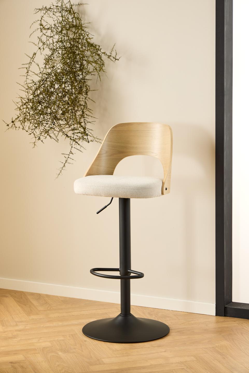 Bāra krēsls Luc 47/50/113 cm bēšs ozols - N1 Home