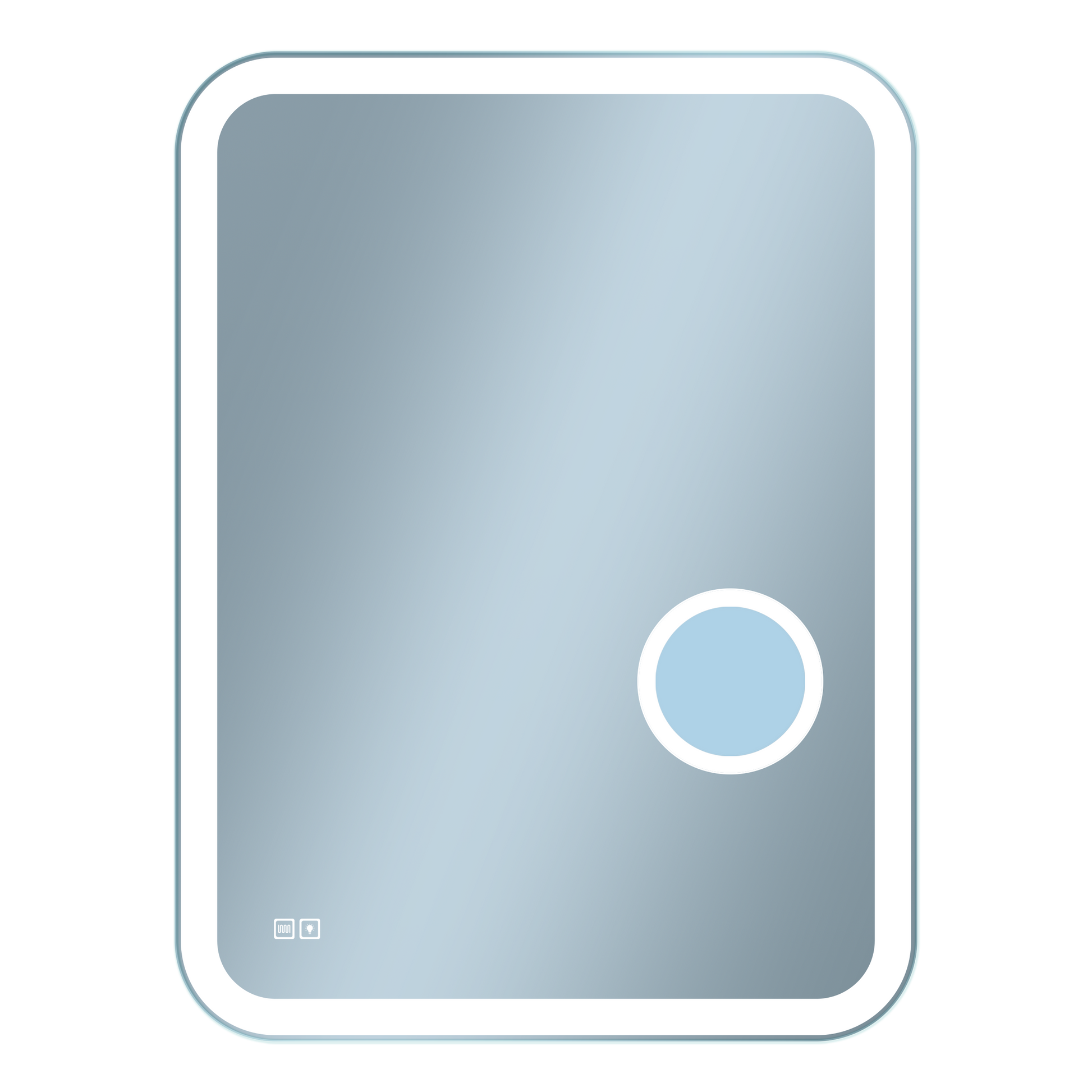 Spogulis PN 60 cm x 80 cm x 2,5 cm - N1 Home