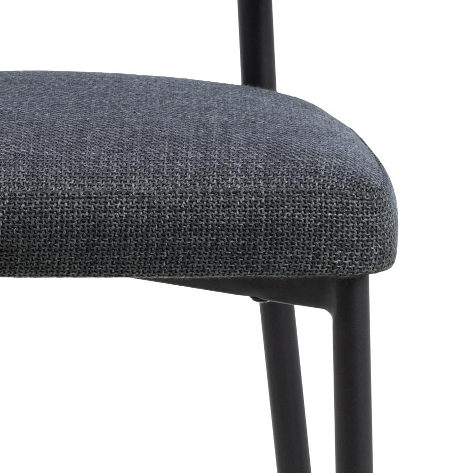 Krēsls Edins 56/55/77 cm tumši pelēks - N1 Home