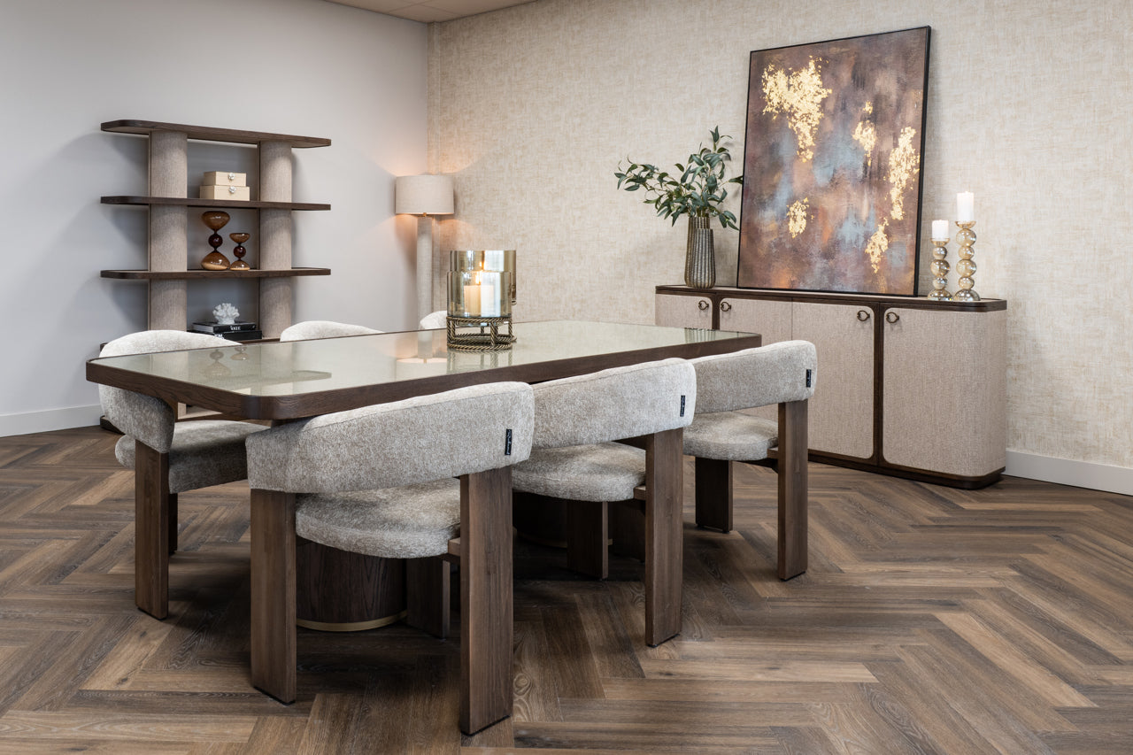 Galds Willox Richmond Interiors 76/235/100 cm bēšs