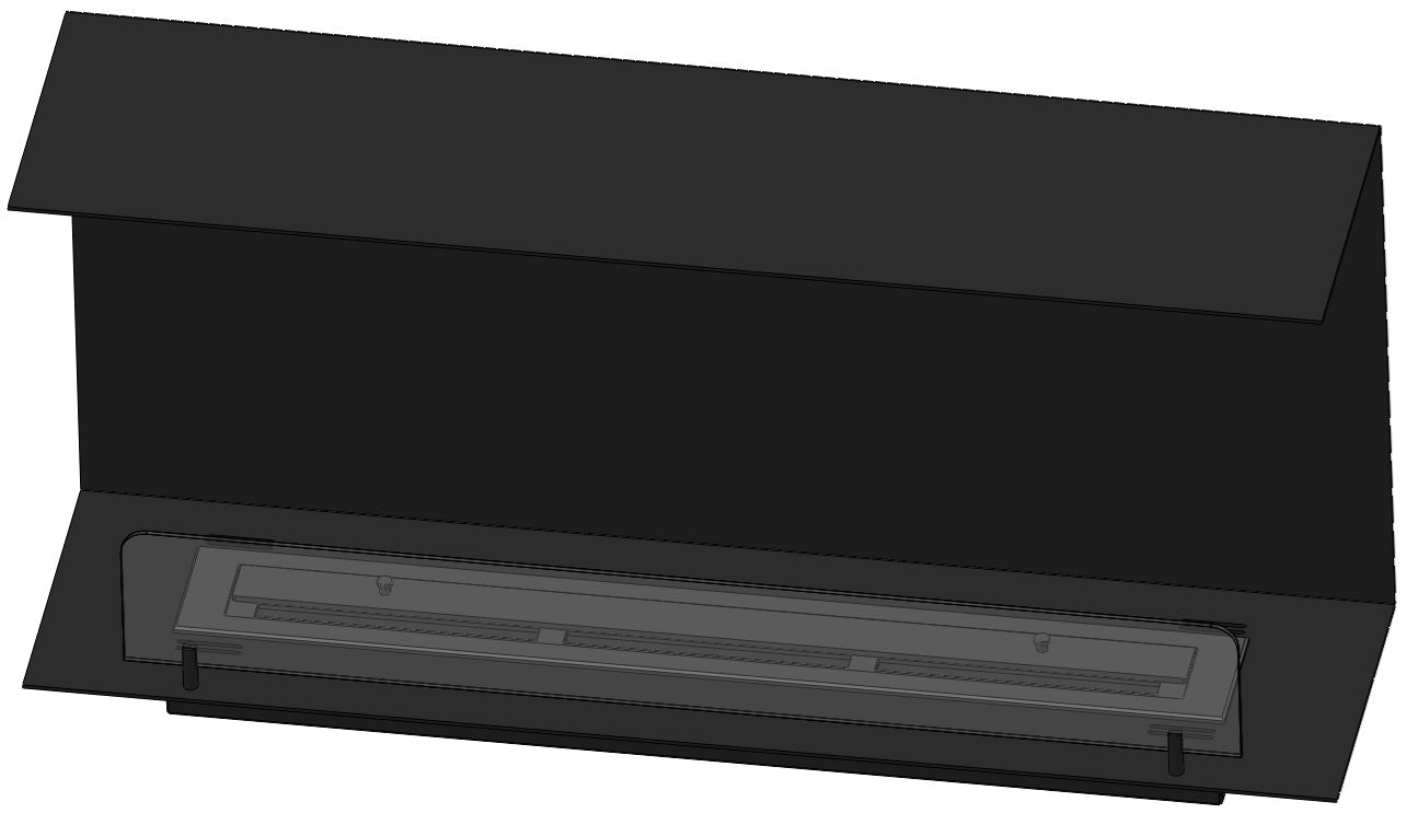 Biokamīns INSI C 1. versijas 80/45/25; 100/45/25; 120/45/25 cm melns - N1 Home