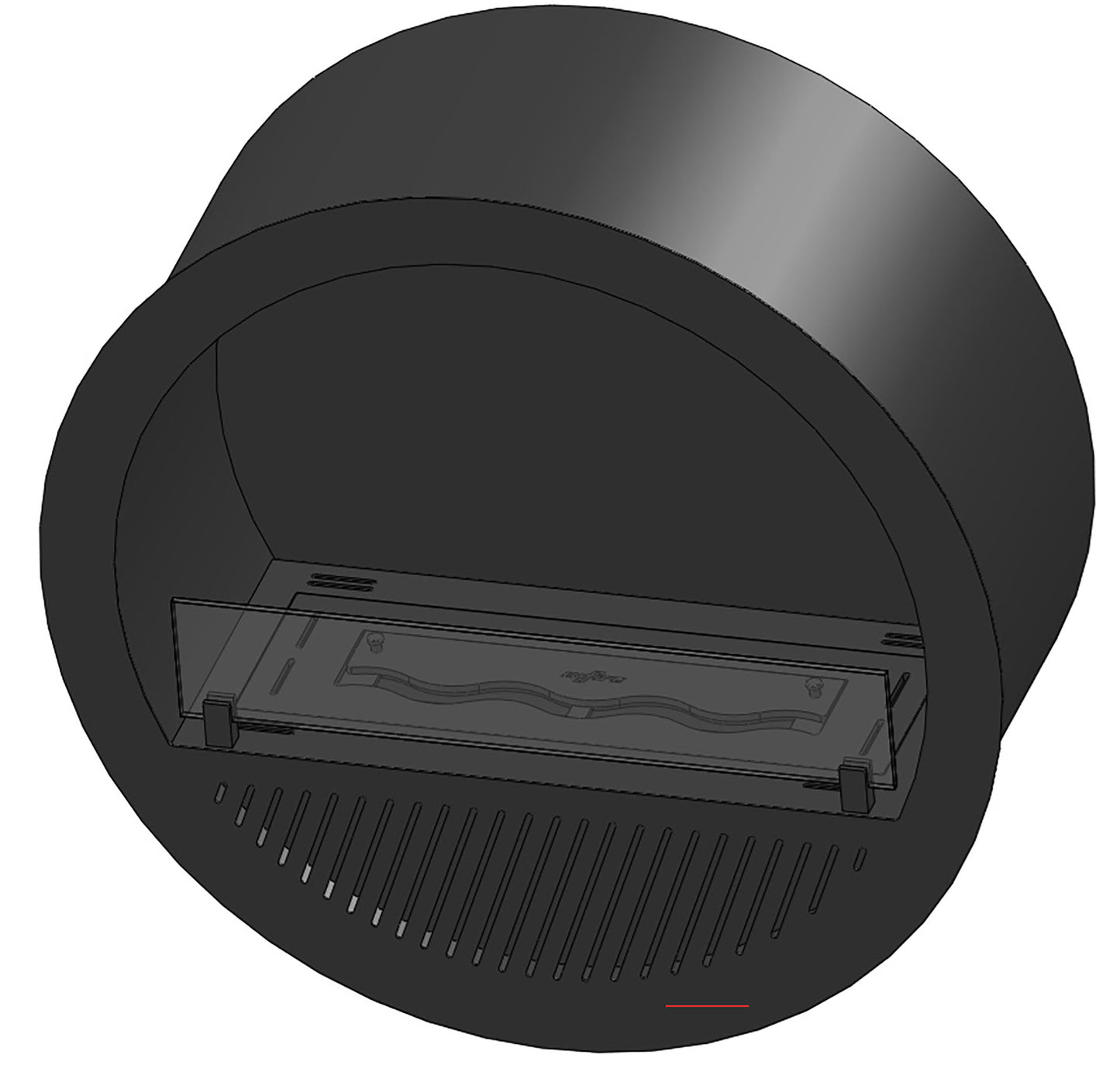 Biokamīns Incyrc Slim inside 73/30 cm melns - N1 Home