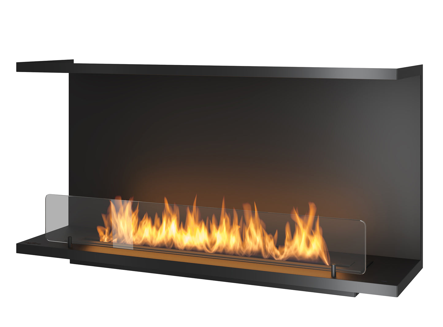 Biokamīns INSI C 2. versijas 80/45/25; 100/50/27; 120/50/20 cm melns - N1 Home