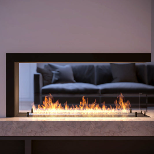 Biokamīns Insi U 2 100/50/30; 120/50/30 cm melns - N1 Home