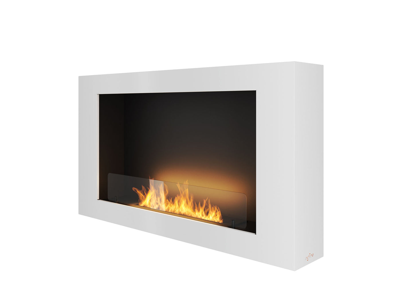 Biokamīns Mura 80/56/16;100/56/16/120/56/16 cm balts - N1 Home