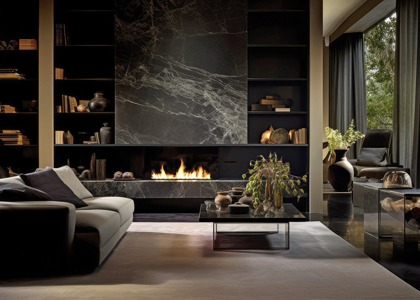 Biokamīns Lāpa BlasBurn 50/16; 60/16; 80/20; 100/20; 120/20; 150/20 x 7,5 cm melns - N1 Home