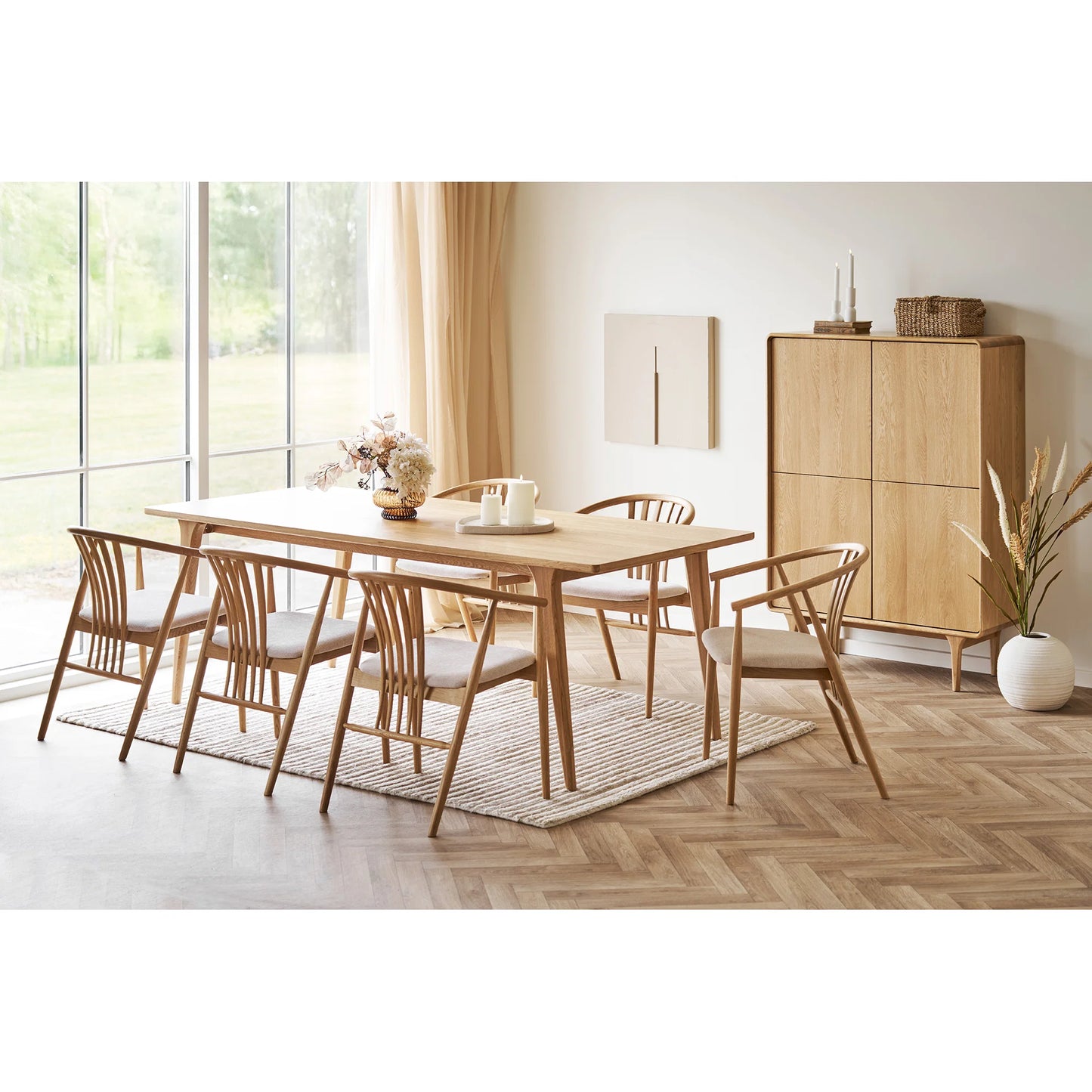 Krēsls Augusto 57/54/78 cm sand/ozols