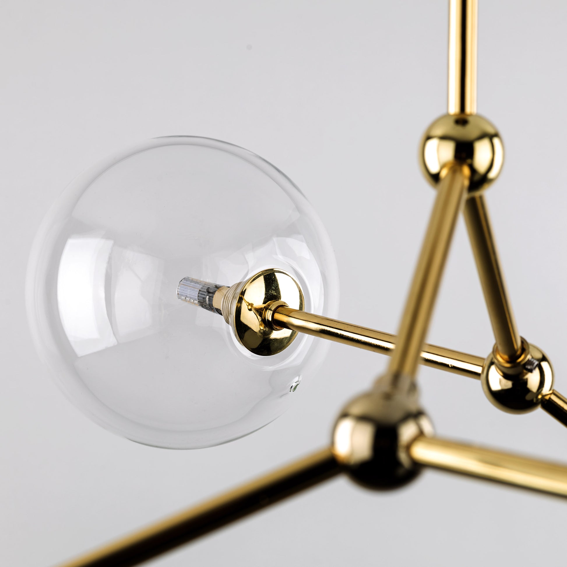 Piekaramā lampa Fairy gold 550 × 740 × 500 mm caurspīdīga - N1 Home