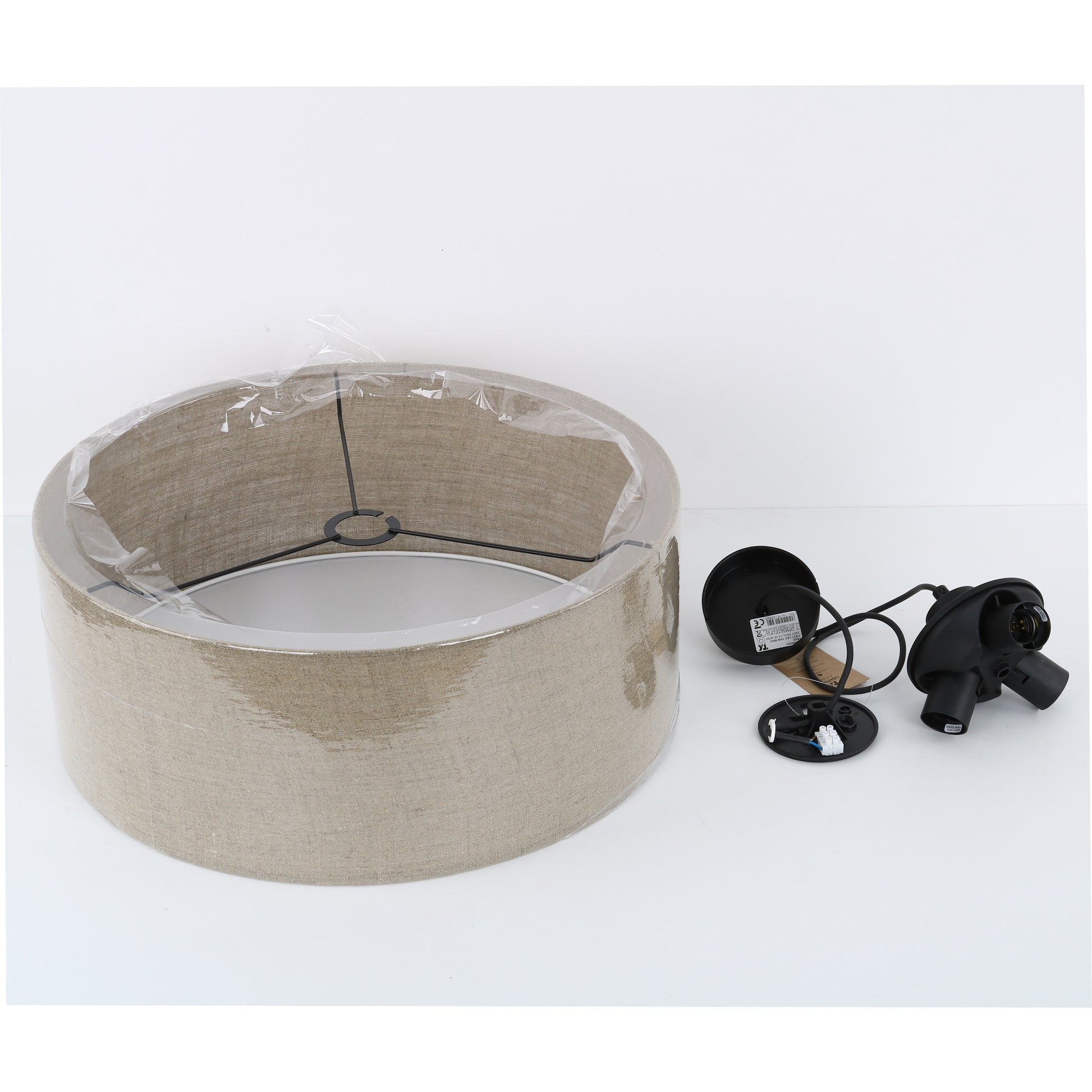 Lampa EART  500 × 500 × 1100 mm džuts - N1 Home