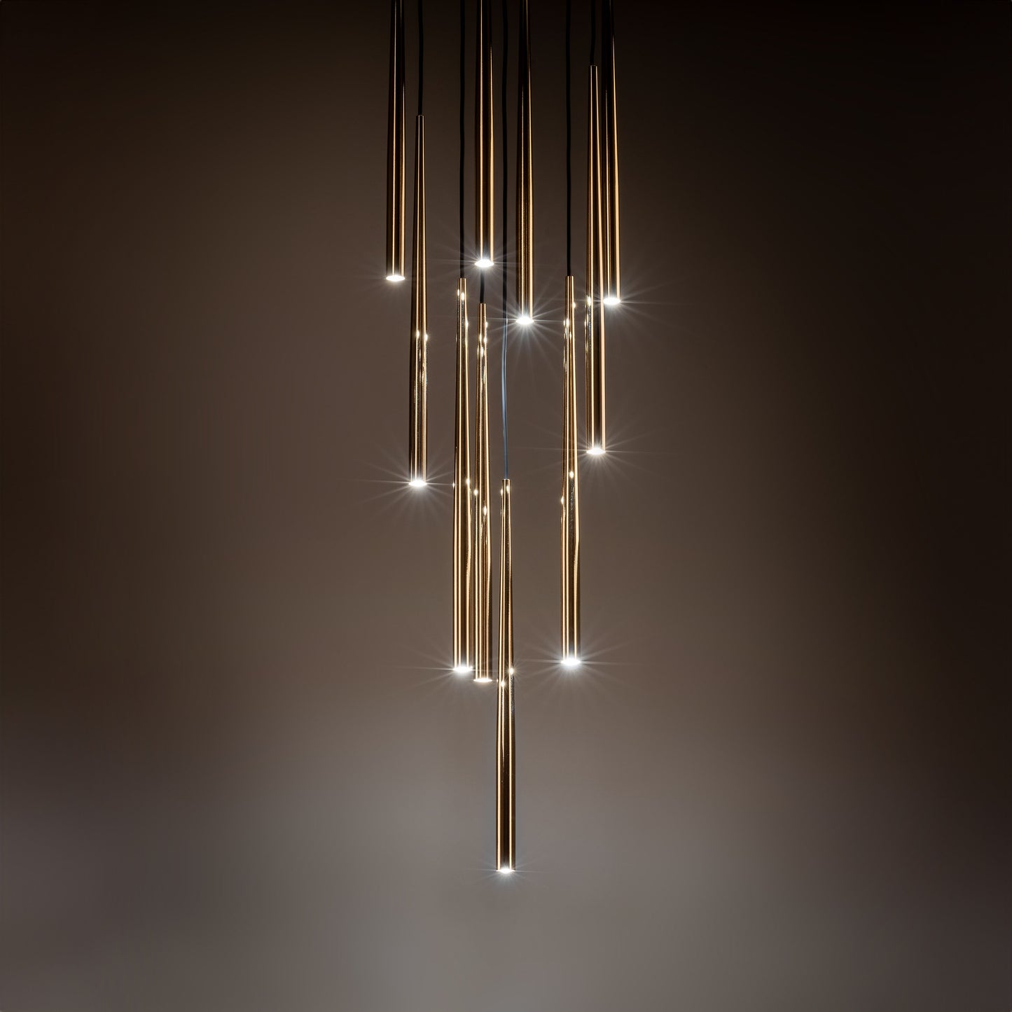 Piekaramā lampa Pia 35/35/140 cm melns/zelts - N1 Home