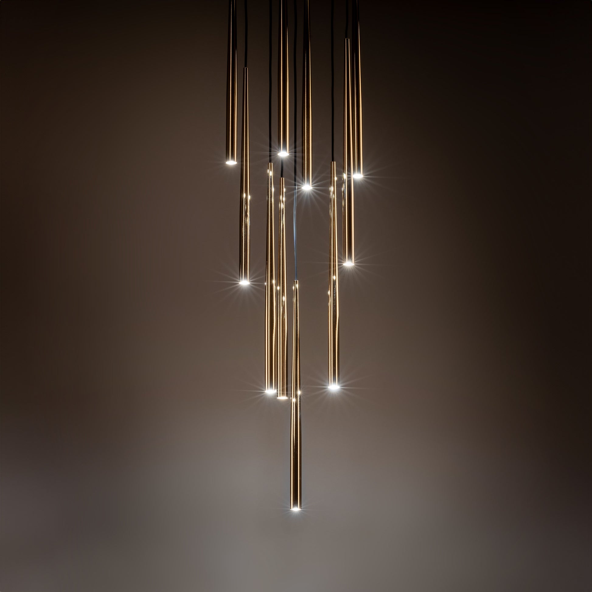 Piekaramā lampa Pia 35/35/140 cm melns/zelts - N1 Home