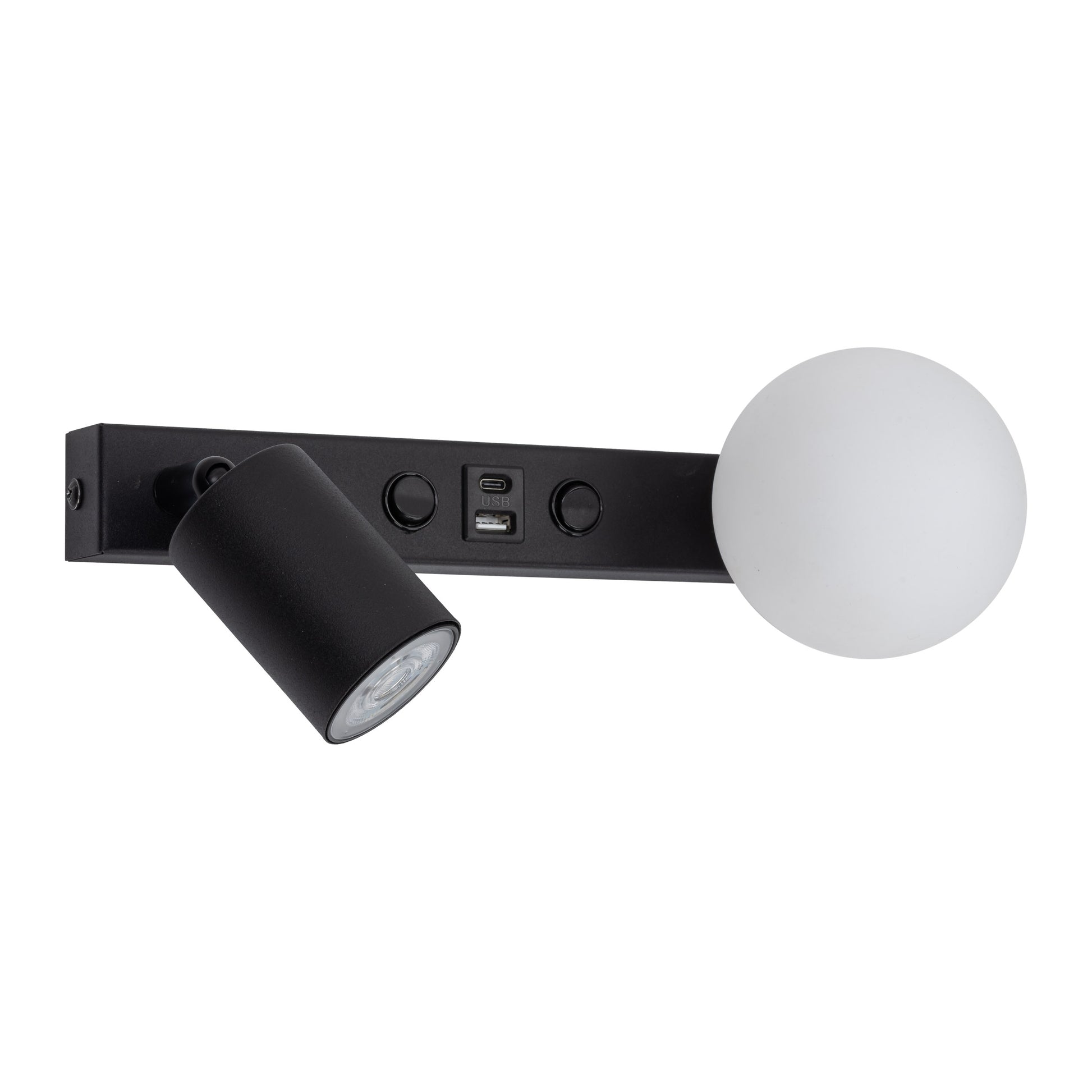 Sienas lampa Vox 350 × 140 × 145 mm melns/balts - N1 Home