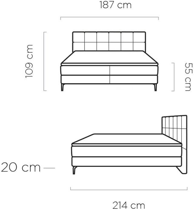 Gulta Ada 140/160/180 x 200 cm  Element 08 - N1 Home