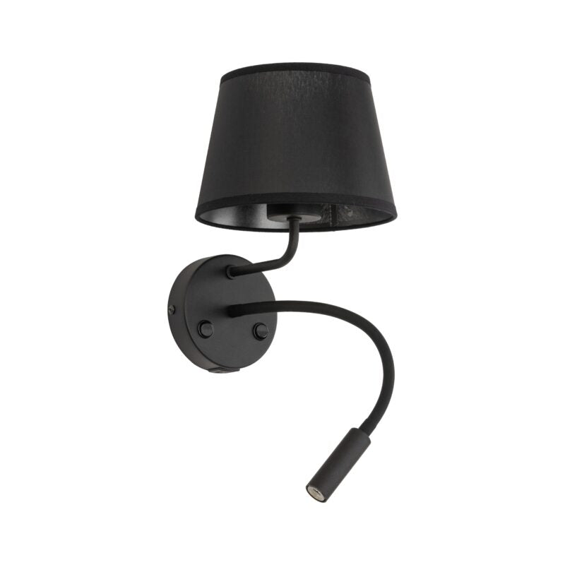 Sienas lampa Aura 190 × 400 × 500 mm melna - N1 Home