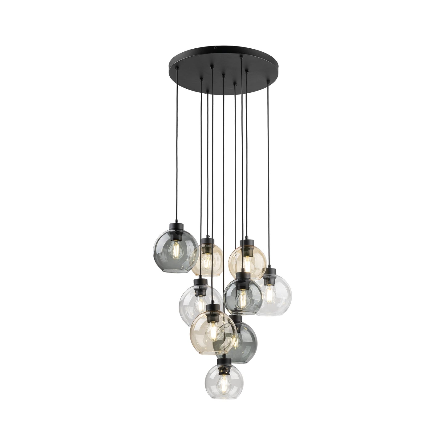 Piekaramā lampa Cub 58/58/140 cm melns/miks - N1 Home