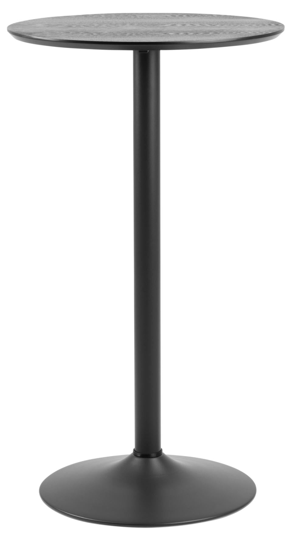 Apaļš galds Ibi 60x105 cm matēta melna NC lakota oša finieris - N1 Home