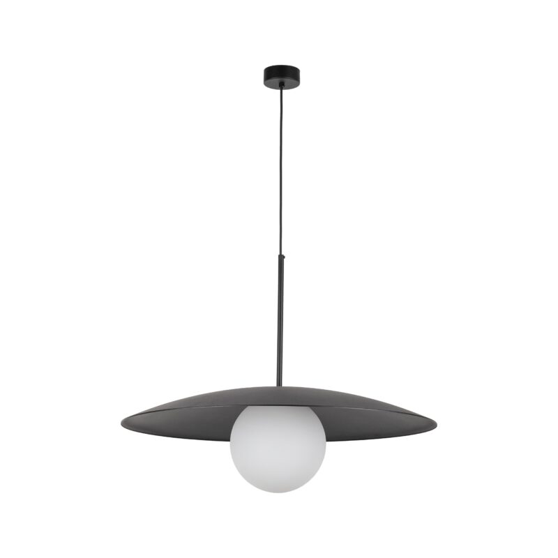 Piekaramā lampa Slate 650 × 650 × 1600 mm melns/balts - N1 Home