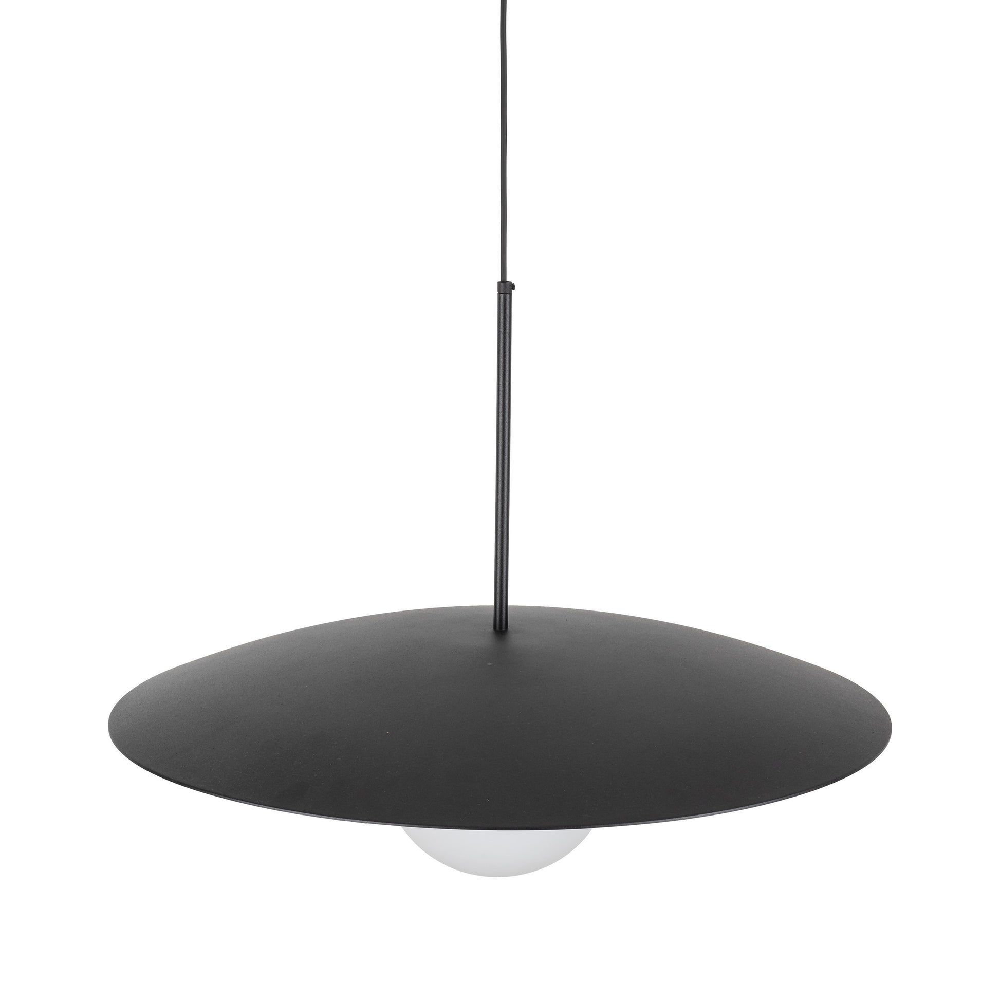 Piekaramā lampa Slate 650 × 650 × 1600 mm melns/balts - N1 Home