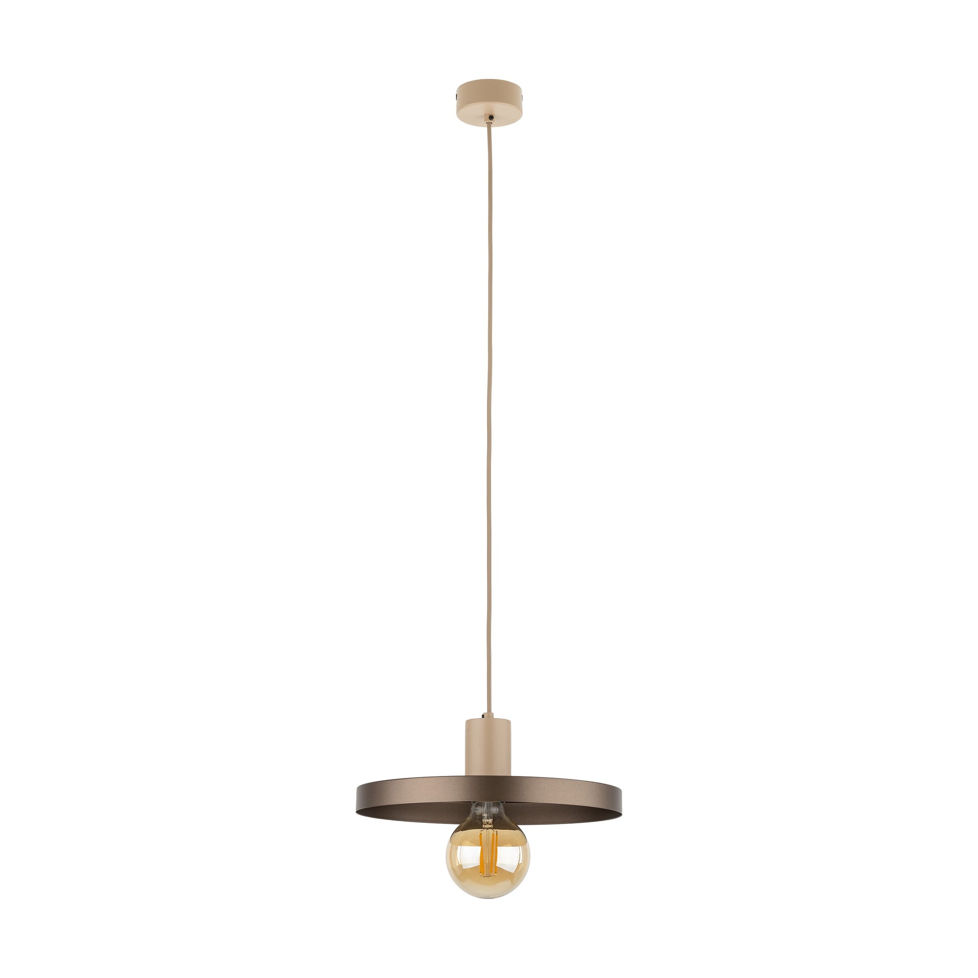 Piekaramā lampa Sila 300 × 300 × 1450 mm Sabia brūns - N1 Home