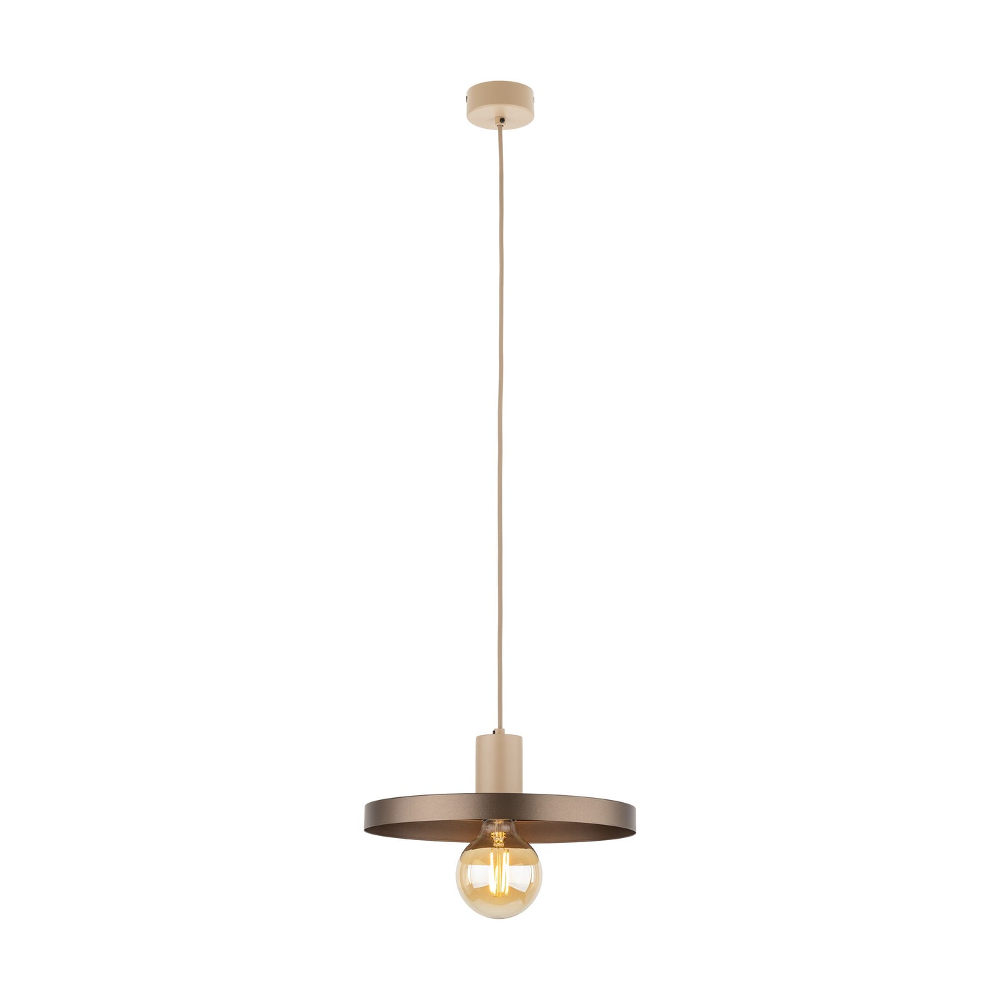 Piekaramā lampa Sila 300 × 300 × 1450 mm Sabia brūns - N1 Home