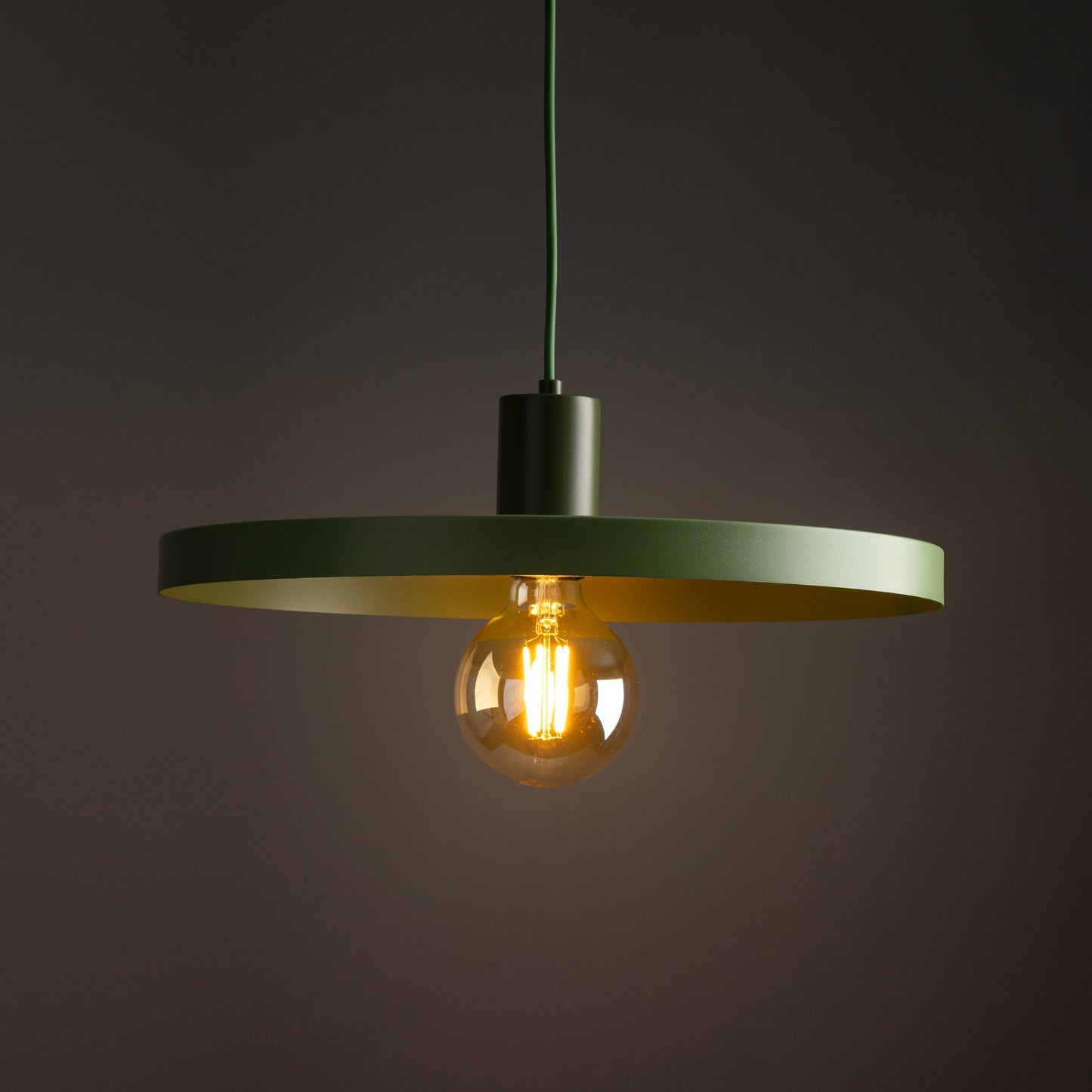 Piekaramā lampa Sila 400 × 400 × 1450 mm zaļš - N1 Home
