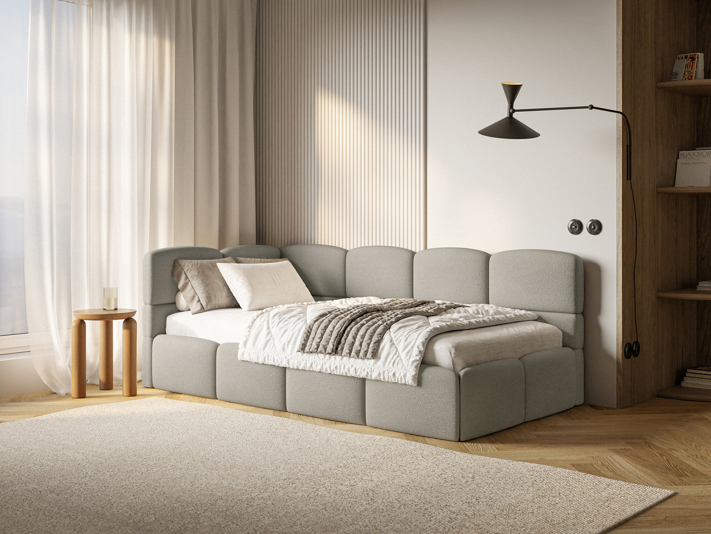 Gulta ar matraci Clod 220/88/110 cm Melody 12