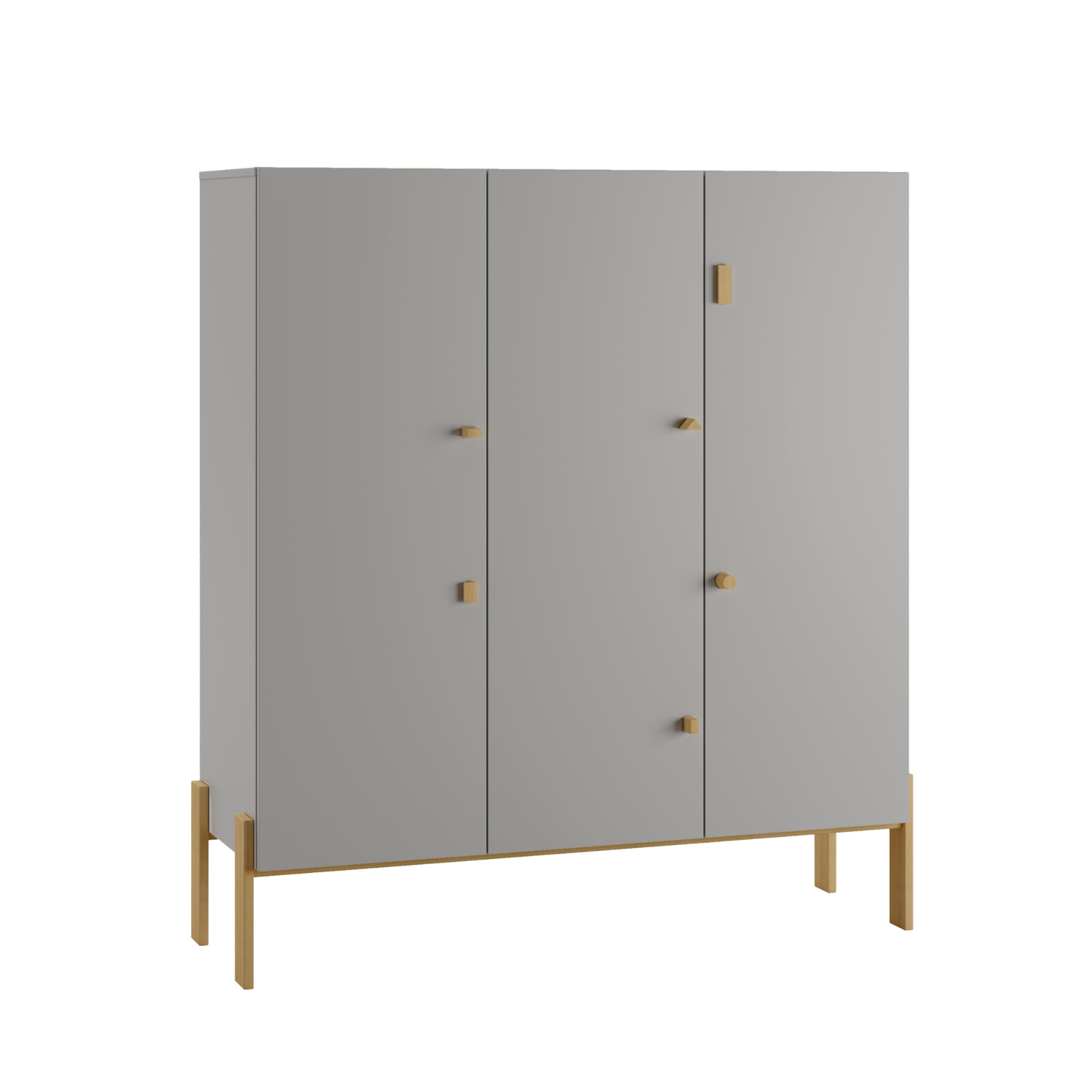 3 durvju skapis ARTY 51/150/155 melamīns - N1 Home